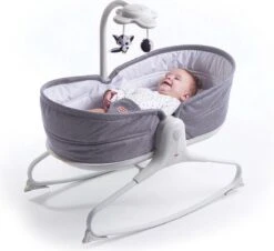 Tiny Love Rocker Napper 3-in-1 Wipstoel - Grijs -Babyproducten 1200x1098 3