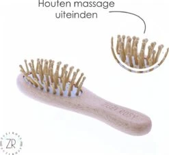 ZUZI ROSY® - Baby Borstel - Baby Verzorgingsset - 3 Stuks - Hout - Haarborstel En Kam - Kraamcadeau - Babyshower Gift - Incl. Opbergzakje -Babyproducten 1200x1103 1