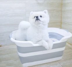 Merkloos Baby Badje Opvouwbaar - Multifunctioneel - Wasmand - Opbergmand - Speelgoed Opslag - Babybadje -Babyproducten 1200x1108 10