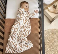 Meyco Ikat/Uni Wieglaken - 2-pack - Sand/toffee - 75x100cm 10 Meyco Ikat/Uni Wieglaken - 2-pack - Sand/toffee - 75x100cm -Babyproducten 1200x1109 6