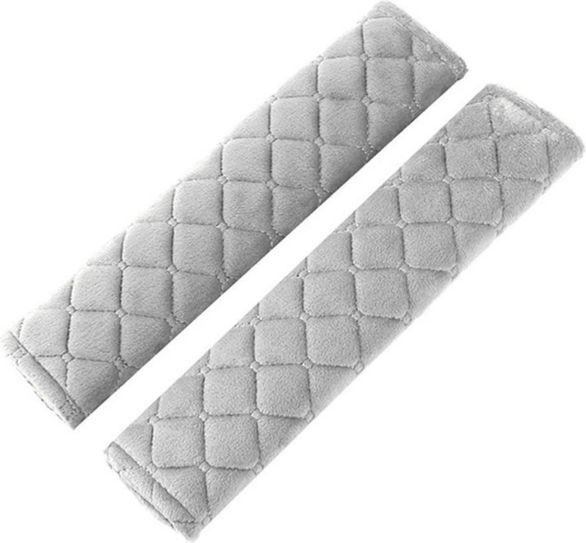 Hazlö Luxe Gordelhoezen - Checkered - Auto Gordel Beschermer - Schouderhoezen - Gordelkussen - Gordelhoes - 2 Stuks - Grijs 3 Hazlö Luxe Gordelhoezen - Checkered - Auto Gordel Beschermer - Schouderhoezen - Gordelkussen - Gordelhoes - 2 Stuks - Grijs