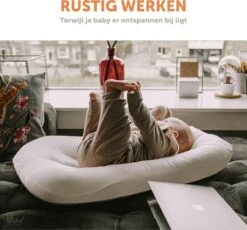 Tubudu Baby Snuggle® Organisch Babynestje - Inclusief Gratis Draagtas En Tencel Cover - Luxe Baby Lounger - Kraampakket - Natuurlijk Materiaal - Wit -Babyproducten 1200x1116 4