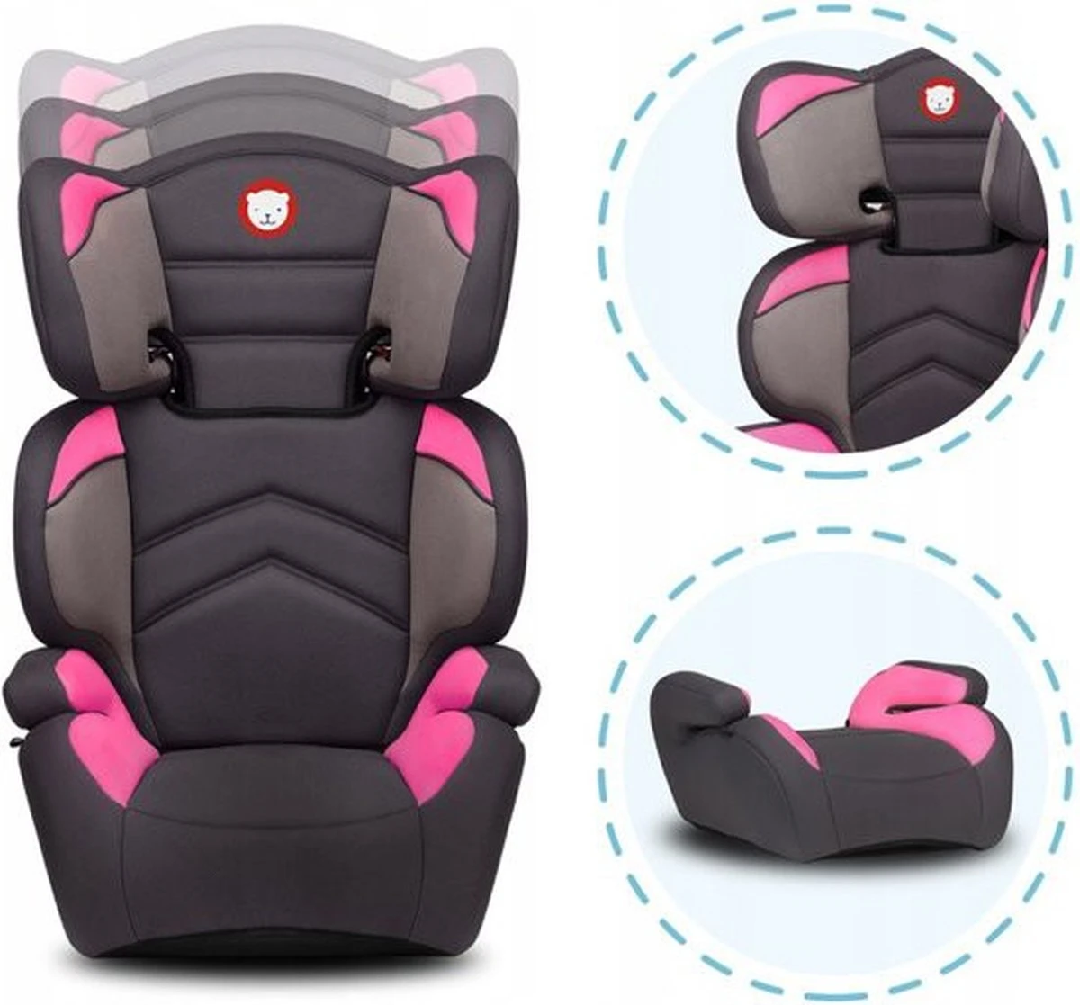 Lionelo Lars - Autostoeltje - ImpactGuard - Extra Spons - Tot 36kg 3 Lionelo Lars - Autostoeltje - ImpactGuard - Extra Spons - Tot 36kg