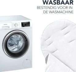 Achaté Voetenzak - Voor Kinderwagen Of Stoeltje – Baby Slaapzak - Autostoel - Wit -Babyproducten 1200x1126 1