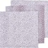 Meyco Cheetah/Snake Hydrofiele Doeken 3-pack - Lilac - 70x70cm -Babyproducten 1200x1129