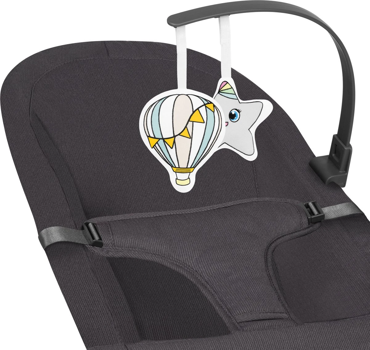 Lionelo June - Babyschommel - Tot 9 Kg - 3-punts Veiligheidsgordels - Lichtgewicht 7 Lionelo June - Babyschommel - Tot 9 Kg - 3-punts Veiligheidsgordels - Lichtgewicht - Afbeelding 5