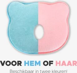 Baby Kussen Plat Hoofd - Slaapondersteuning Hoofdkussen - 0-12 Maanden - Orthopedisch - Inclusief E-book & Bestekset - Kraampakket - Kraamcadeau - Blauw -Babyproducten 1200x1135 5
