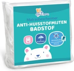 Baby Matrasbeschermer 70x140 Cm - Waterdicht - 100% Katoenen Badstof - Anti-Huisstofmijt - OekoTex®