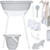 Bad- En Verzorgingsset Luma Hydrofiel Light Grey/Starterset Wit 6-delig -Babyproducten 1200x1142 4