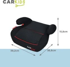 Carkids Auto Zitverhoger Zwart En Rood | Autostoel Groep 2-3 | Kinderen Van 3,5-12 Jaar | 15-36 Kg -Babyproducten 1200x1147 1