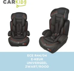 Carkids Verstelbaar Kinderautostoeltje Zwart En Rood | Kinderautostoel Groep 1-2-3 | Kinderen Van 9 Maanden-12 Jaar | 9-36 Kg -Babyproducten 1200x1150 2