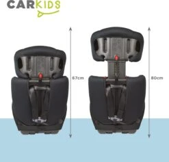 Carkids Verstelbaar Kinderautostoeltje Zwart En Rood | Kinderautostoel Groep 1-2-3 | Kinderen Van 9 Maanden-12 Jaar | 9-36 Kg -Babyproducten 1200x1150 3