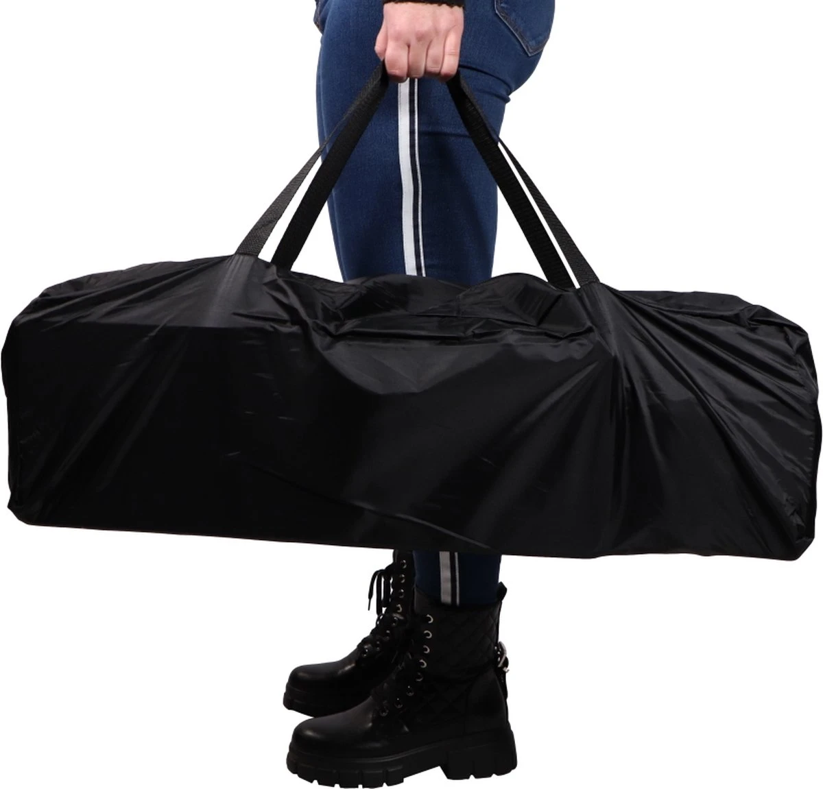 Ding Campingbedje - Zwart - 120x60 Cm - Reisbedje Inclusief Bodemmatrasje 5 Ding Campingbedje - Zwart - 120x60 Cm - Reisbedje Inclusief Bodemmatrasje - Afbeelding 3