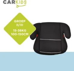 Carkids Auto Zitverhoger Zwart En Wit | Autostoel Groep 2-3 | Kinderen Van 3,5-12 Jaar | 15-36 Kg -Babyproducten 1200x1152 3
