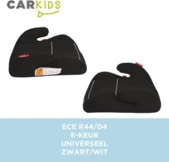 Carkids Auto Zitverhoger Zwart En Wit | Autostoel Groep 2-3 | Kinderen Van 3,5-12 Jaar | 15-36 Kg -Babyproducten 1200x1152 4