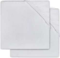 Jollein Hoeslaken Molton Ledikant 60x120cm - Wit - 2 Stuks -Babyproducten 1200x1164 10