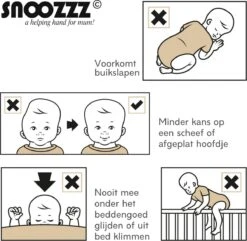 Snoozzz Slaapwikkel Regular - Baby Slaaphulp - Voorkomt Voorkeurshouding - Geschikt Voor Wieg En Ledikant - 0+ Maanden - Wit/Grijs - 180 X 50 Cm 15 Snoozzz Slaapwikkel Regular - Baby Slaaphulp - Voorkomt Voorkeurshouding - Geschikt Voor Wieg En Ledikant - 0+ Maanden - Wit/Grijs - 180 X 50 Cm -Babyproducten 1200x1169 6