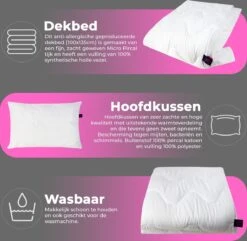 Kinderdekbed 2 In 1 KledingDroom® - 135x100 Cm Dekbed + 40x60 Kussen - Anti-allergisch Wasbaar -Babyproducten 1200x1172 1