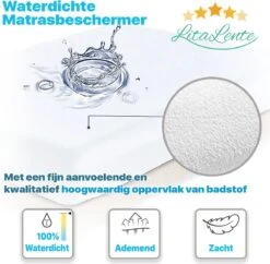 2x LitaLente Matrasbeschermer Waterdicht Babybedje 60x120 Cm - Ledikant Molton 60x120 - Baby Matrasbeschermer 60x120cm - Waterdicht En Ademend Huismijtwerend Matrasvernieuwer Matrashoes - Hoeslakenbadstof - Antibacteriëel - Rondom Elastiek 19 2x LitaLente Matrasbeschermer Waterdicht Babybedje 60x120 Cm - Ledikant Molton 60x120 - Baby Matrasbeschermer 60x120cm - Waterdicht En Ademend Huismijtwerend Matrasvernieuwer Matrashoes - Hoeslakenbadstof - Antibacteriëel - Rondom Elastiek -Babyproducten 1200x1174 9