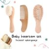Baby Borstel - Baby Haarborstel - Baby Verzorging Set - Baby Borstel En Kam - Houten Baby Kam - Haarborstel Set - Babyshower Gift- Baby Verzorgingsproducten - Baby Kam - Kraamcadeau -Babyproducten 1200x1175 1