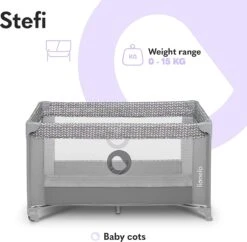 Lionelo Stefi - Campingbedje - 125x65cm - Tot 15kg - Transporttas -Babyproducten 1200x1177 2