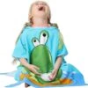 JAXY Badcape Baby - Badcape - Baby Badjas - Omslagdoek - Omslagdoek - Baby Handdoek Met Capuchon - Strandhanddoek - Badponcho - Poncho Handdoek - Microfiber - 60x90cm - Kikker -Babyproducten 1200x1177 7