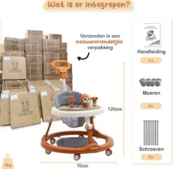 Twinky® Babywalker – Luxe Loopstoel Met 3-delige Speelset – Loopstoeltje Voor Baby Inclusief Voetenmat En Steel 18 Twinky® Babywalker – Luxe Loopstoel Met 3-delige Speelset – Loopstoeltje Voor Baby Inclusief Voetenmat En Steel -Babyproducten 1200x1178 9