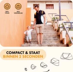 Deryan Peuter Luxe Campingbedje – Inclusief Zelfopblaasbare Matras - Silver -Babyproducten 1200x1180 2