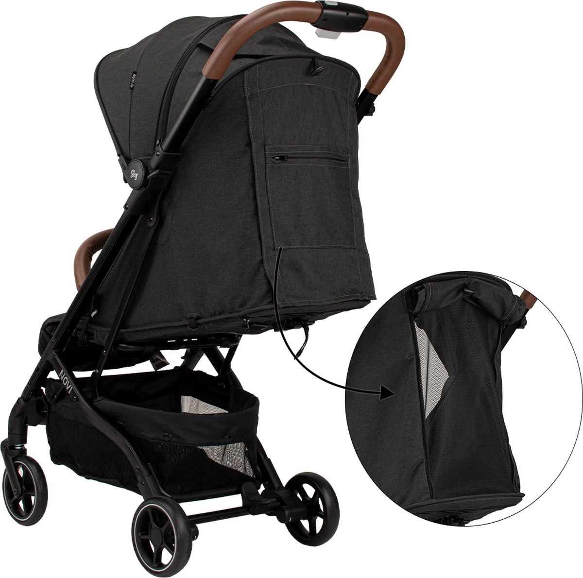 Buggy Novi Baby® Sky Black Melange 12 Buggy Novi Baby® Sky Black Melange - Afbeelding 10