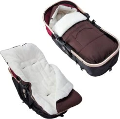 Monzana Voetenzak - Voor Kinderwagen Of Stoeltje - 93x56cm Bruin -Babyproducten 1200x1191