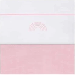Jollein Baby Laken Wieg 75x100cm Rainbow - Blush Pink -Babyproducten 1200x1192 10