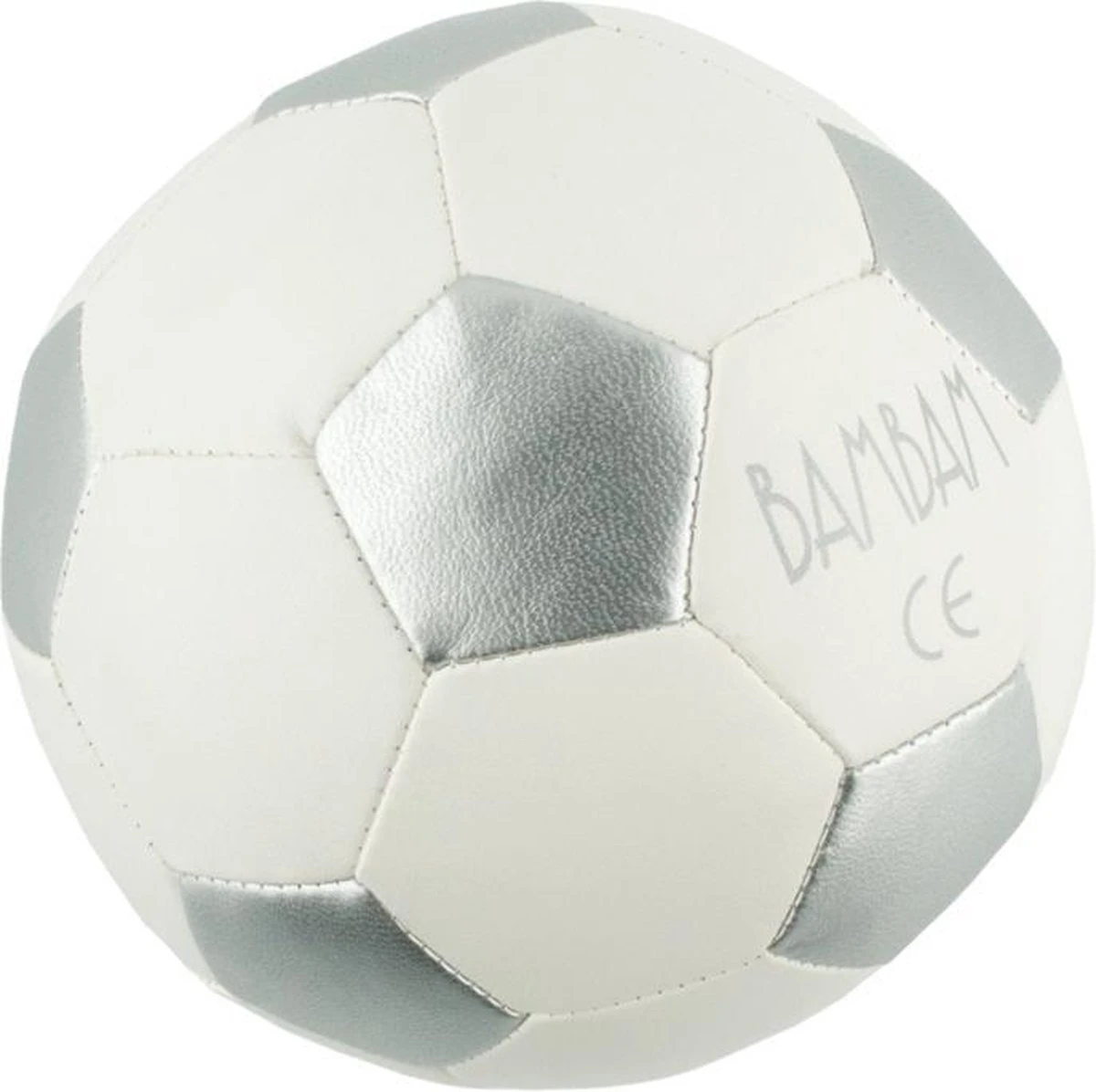 BamBam Voetbal - Zilver - Baby Cadeau 3 BamBam Voetbal - Zilver - Baby Cadeau