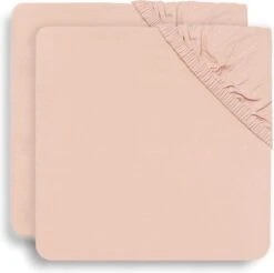 Jollein Baby Hoeslaken Boxmatras Jersey 75x95cm - Pale Pink - 2 Stuks -Babyproducten 1200x1197 21