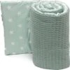 Bedomrander Monaco Groen Wafel Design - Bedbumper -Babyproducten 1200x1197 25