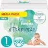 Pampers® Pampers - Harmonie / Pure - Maat 1 - Mega Pack - 80 Luiers -Babyproducten 1200x1197 8