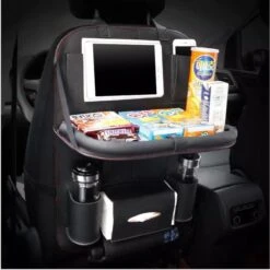 Merkloos PREMIUM Autostoel Organizer - Carseat Organiser - Auto Stoel Organizer - Tablet Houder - Auto Tafeltje - Auto Organizer - Beker Houder - Paraplu Houder - Tissue Doos Houder -Babyproducten 1200x1198 1