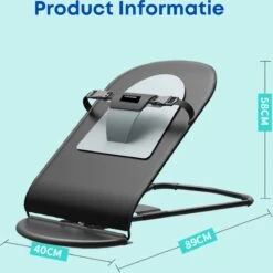 Merkloos Schommelstoel Baby | 0-36 Maanden | Schommelstoel | Wipstoel | Wipstoel Baby | Wipstoeltje Baby -Babyproducten 1200x1198 35