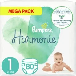 Pampers® Pampers - Harmonie / Pure - Maat 1 - Mega Pack - 80 Luiers -Babyproducten 1200x1198 9