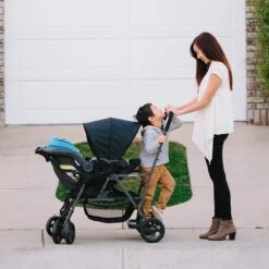 Joovy Caboose Graphite Stand On Tandem Buggy - Zwart - Duo Buggy - Dubbele Buggy -Babyproducten 1200x1199 4