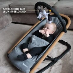 Deryan Rocker Wipstoel - Luxe 2-in-1 - Graphite -Babyproducten 1200x1200 1076