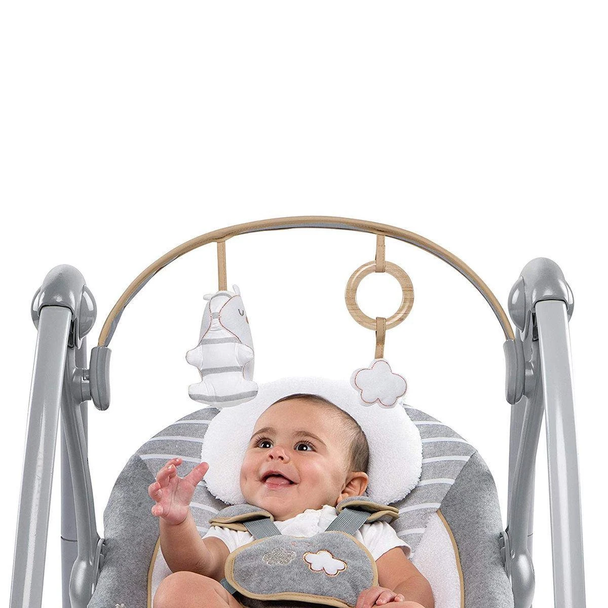 Bright Starts Ingenuity Swing And Go Bella Teddy Boutique Babyswing - - Babyschommel - Elektrische Schommelstoel Baby 10 Bright Starts Ingenuity Swing And Go Bella Teddy Boutique Babyswing - - Babyschommel - Elektrische Schommelstoel Baby - Afbeelding 8