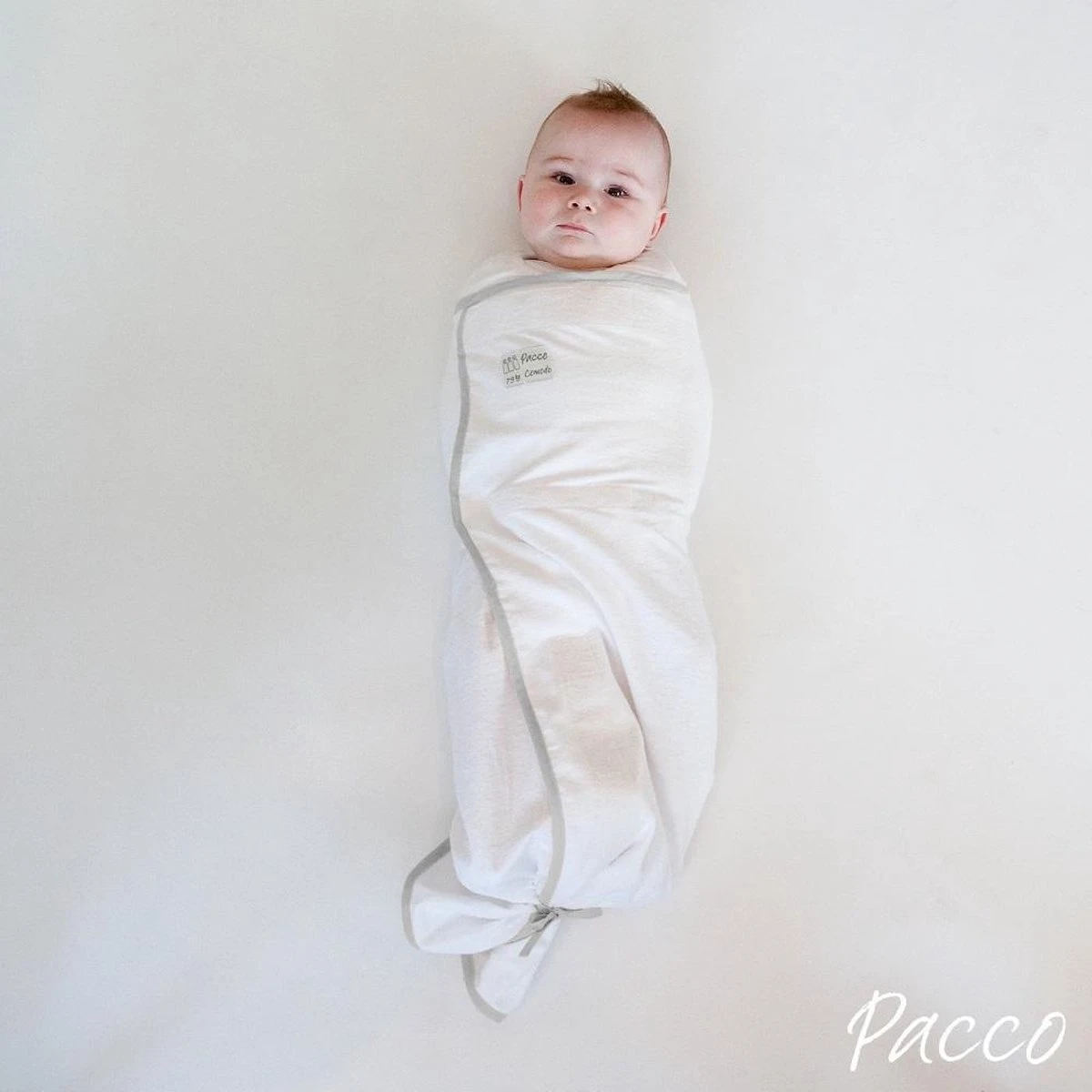 Pacco Comodo Inbakerdoek - Vanaf 7 Kg - Wit 7 Pacco Comodo Inbakerdoek - Vanaf 7 Kg - Wit - Afbeelding 5