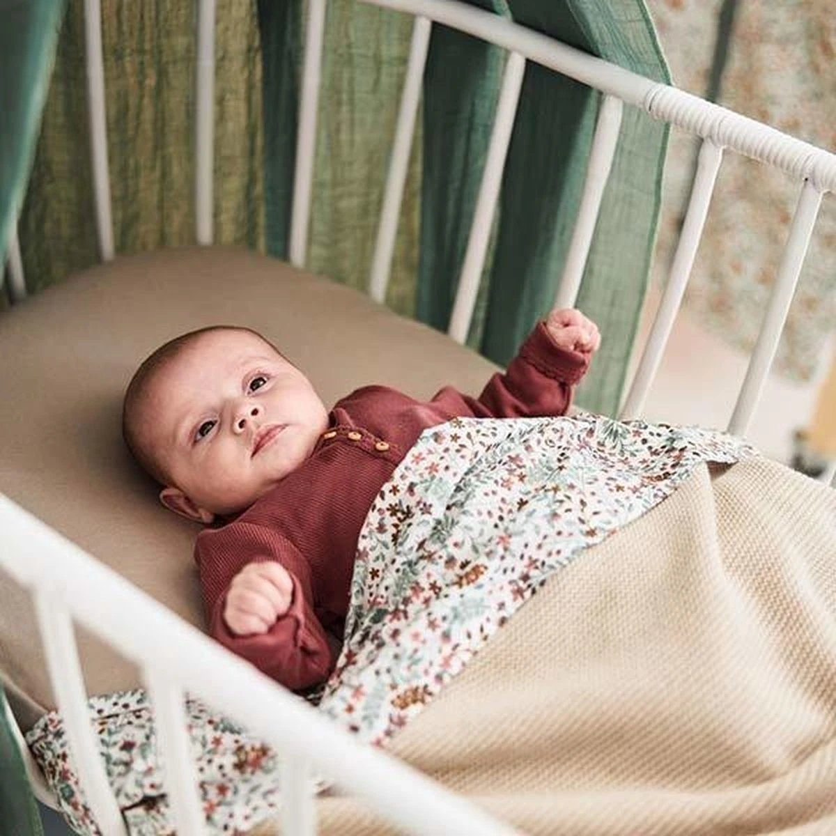 Jollein Baby Laken Ledikant 120x150cm Bloom 15 Jollein Baby Laken Ledikant 120x150cm Bloom - Afbeelding 13