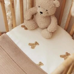 Jollein Baby Hoeslaken Jersey 40/50x80/90cm - Teddy Bear -Babyproducten 1200x1200 1258
