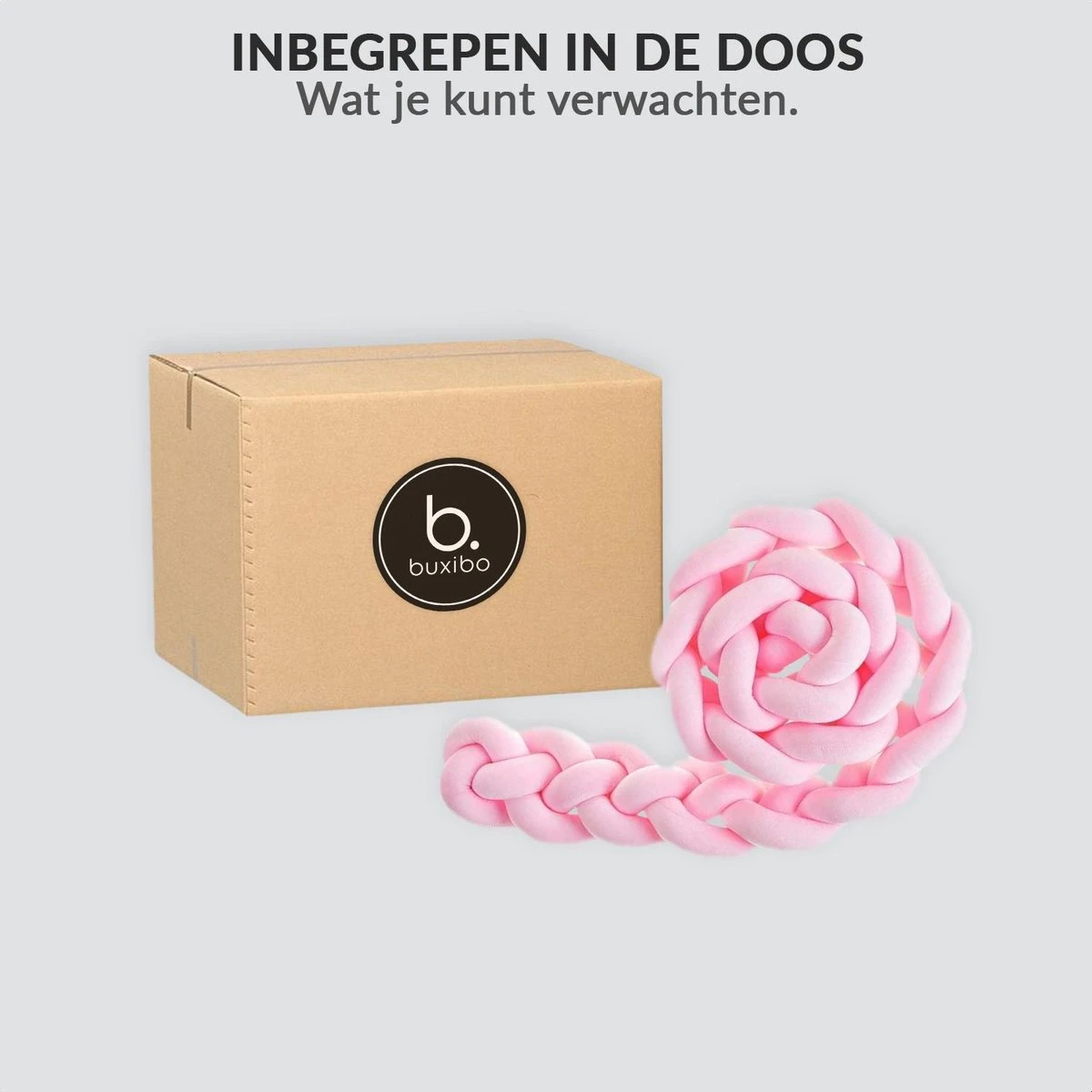 Buxibo Baby Bed Bumper - Baby Veiligheid/Hoofdbescherming/Bedbescherming - Multifunctionele Voedingskussen/Bedomrande/Boxomrander - 200CM - Roze 10 Buxibo Baby Bed Bumper - Baby Veiligheid/Hoofdbescherming/Bedbescherming - Multifunctionele Voedingskussen/Bedomrande/Boxomrander - 200CM - Roze - Afbeelding 8