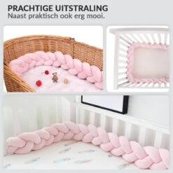 Buxibo Baby Bed Bumper - Baby Veiligheid/Hoofdbescherming/Bedbescherming - Multifunctionele Voedingskussen/Bedomrande/Boxomrander - 200CM - Roze 20 Buxibo Baby Bed Bumper - Baby Veiligheid/Hoofdbescherming/Bedbescherming - Multifunctionele Voedingskussen/Bedomrande/Boxomrander - 200CM - Roze -Babyproducten 1200x1200 1314
