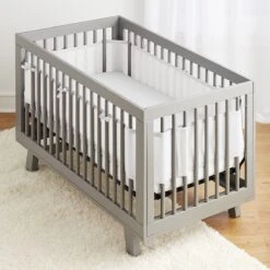 ADSafety - Baby Bed Omrander - Bedbumper - Hoofdbeschermer - Set Van 2 - 340x30cm & 160x30cm -Babyproducten 1200x1200 1324