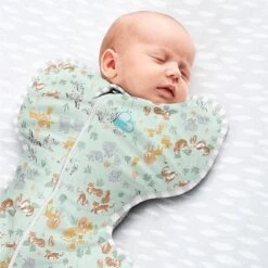 Love To Dream™ Babyslaapzak Swaddle Up™ - Inbakeren - Baby 0-3 Maanden - 3.5-6 Kg - All Season - Safari -Babyproducten 1200x1200 1396