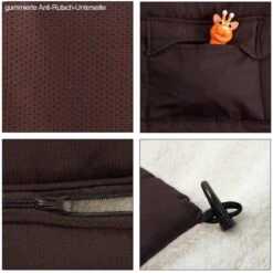 Monzana Voetenzak - Voor Kinderwagen Of Stoeltje - 93x56cm Bruin -Babyproducten 1200x1200 142