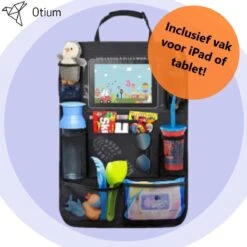 Luxe Autostoel Organizer - Met Tablet Of IPad Vak - Organizer Voor In De Auto - Kind - Kids - Geschikt Voor IPad Of Tablet - Nieuw! - Vakantie - 10 Vakken - Voor Kinderen - Car Organizer - 2021 Uitvoering! Auto Organizer - Nieuw!